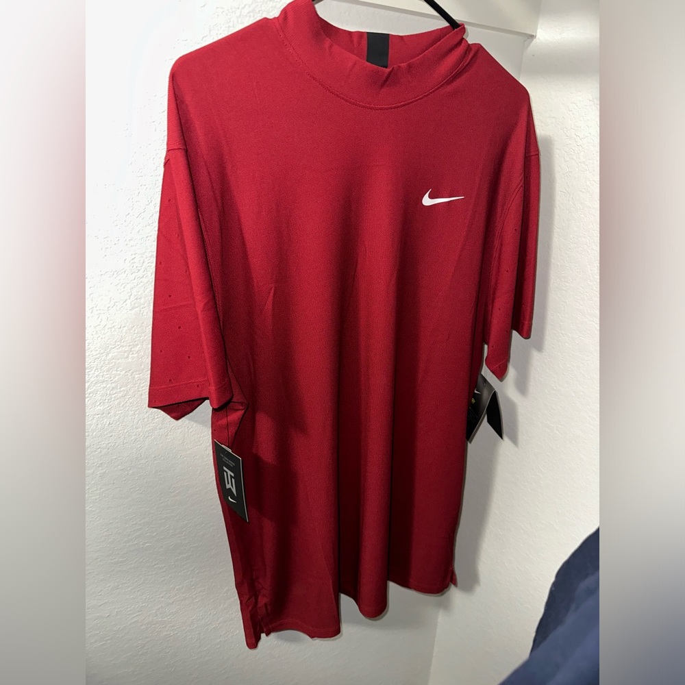 Tiger Woods mock neck